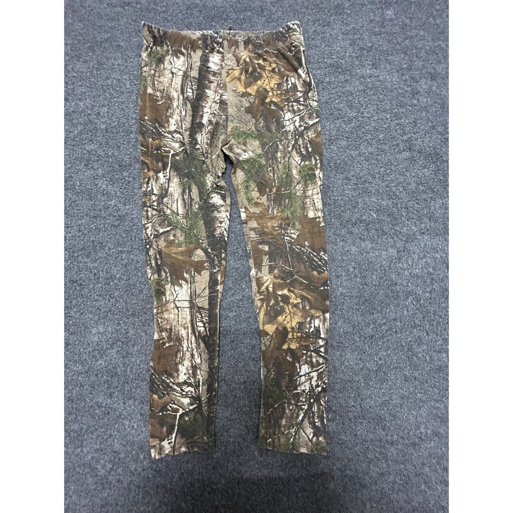 Realtree Leggings Womens Size XL Brown Camouflage Stretch Slim Fit Casual Pants